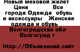 Новый меховой жилет › Цена ­ 14 000 - Все города Одежда, обувь и аксессуары » Женская одежда и обувь   . Волгоградская обл.,Волгоград г.